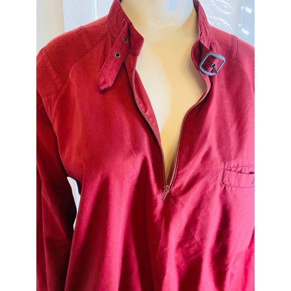 Sergio Valente Mens Vintage 1/4 Zip Casual Top Large - Picture 3 of 9